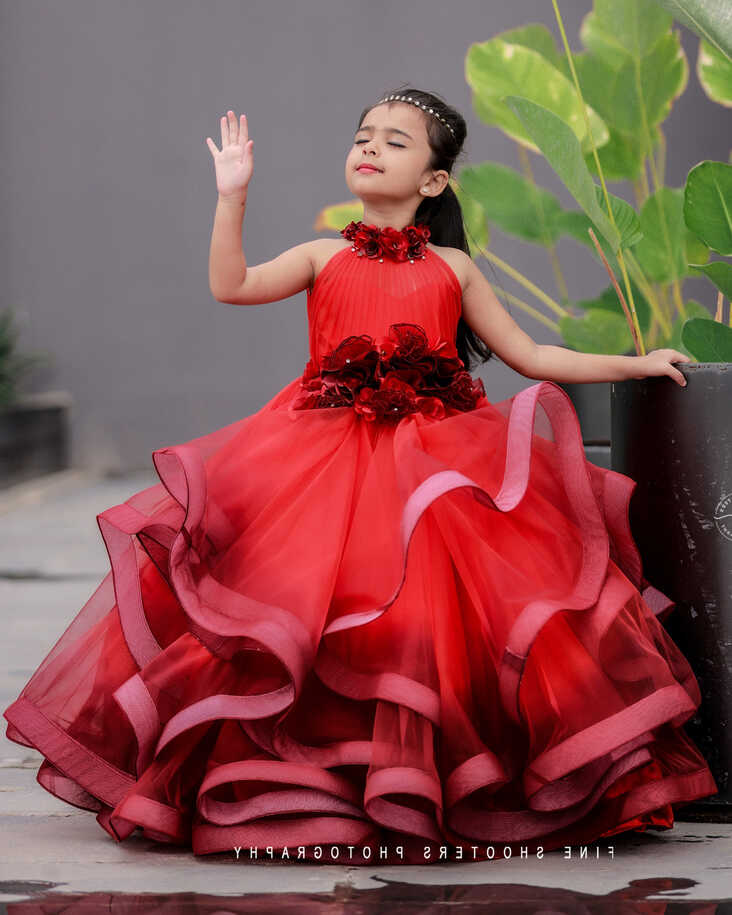 Buy Red Kids Party Dresses online | Girls Party Dresses | Li&amp; Li ...