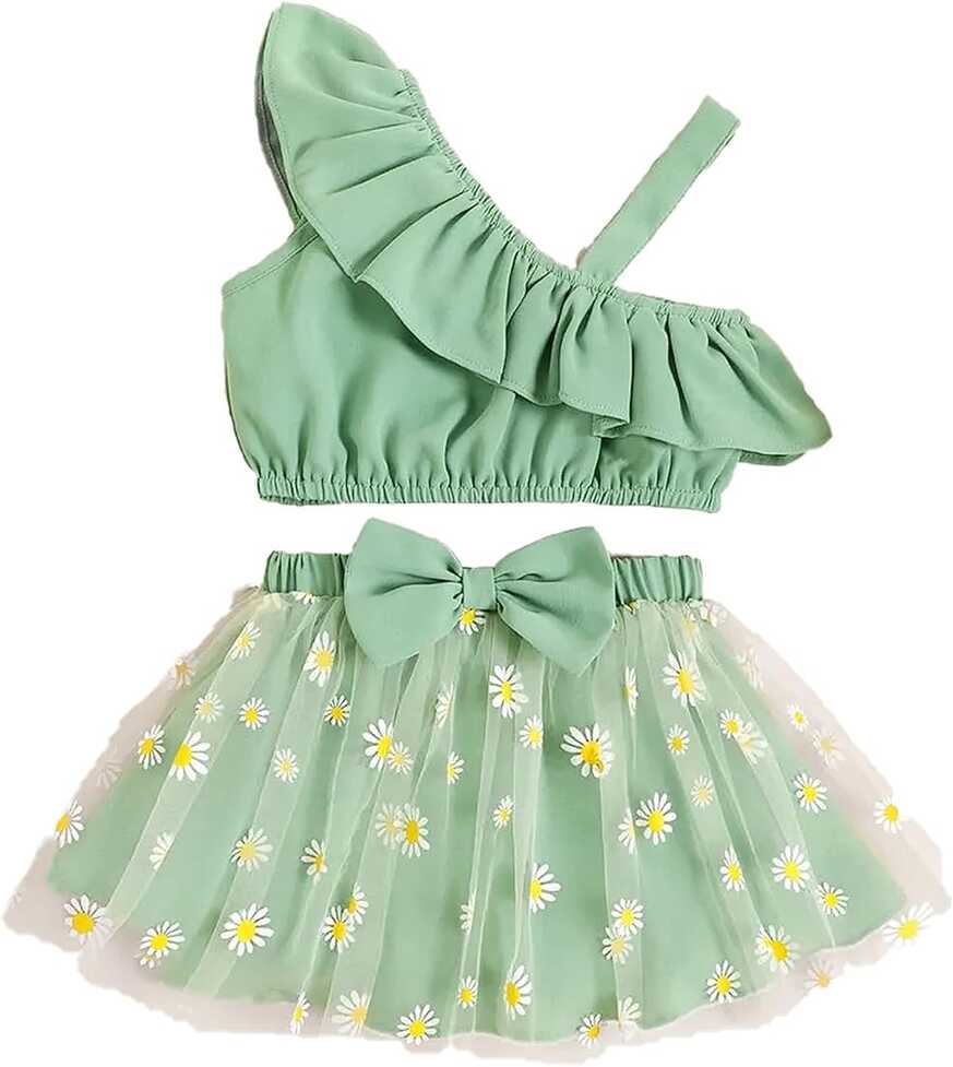 Buy Viva Enterprise Latest Stylish Fancy Baby Girls Pista Green ...