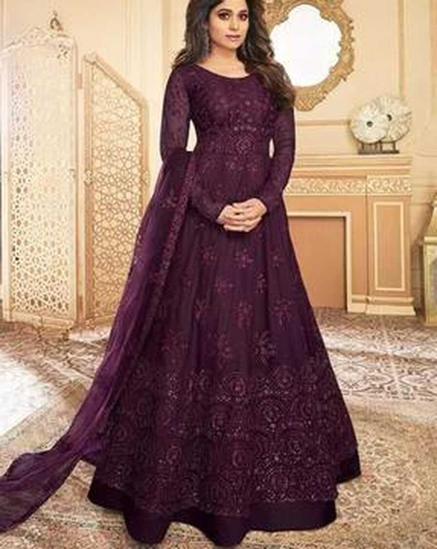 Buy Wine Dresses &amp; Gowns for Women by SKYTARA Online | Ajio.com