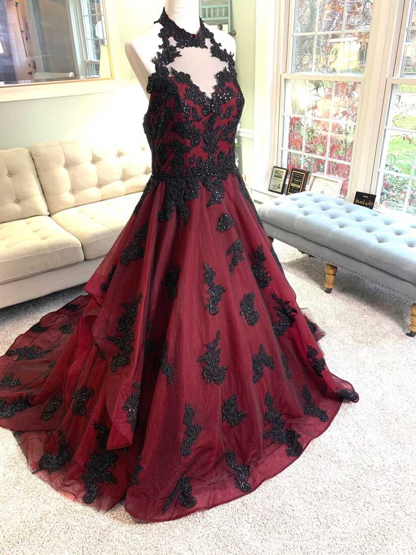 Buy Wine Red Dress Online In India - Etsy India