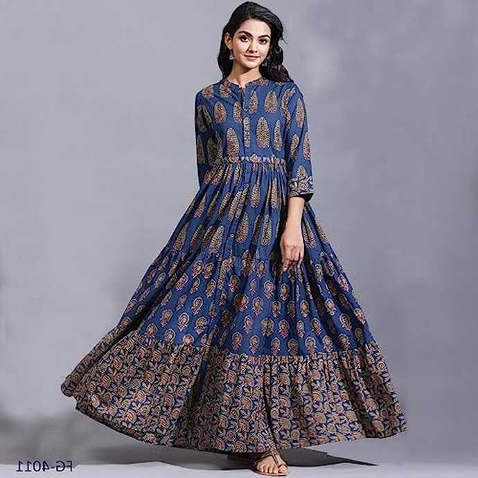 Buy Women&#39;s Gown Kurtis | Designer Party Ware Fancy Wedding Ethnic ...