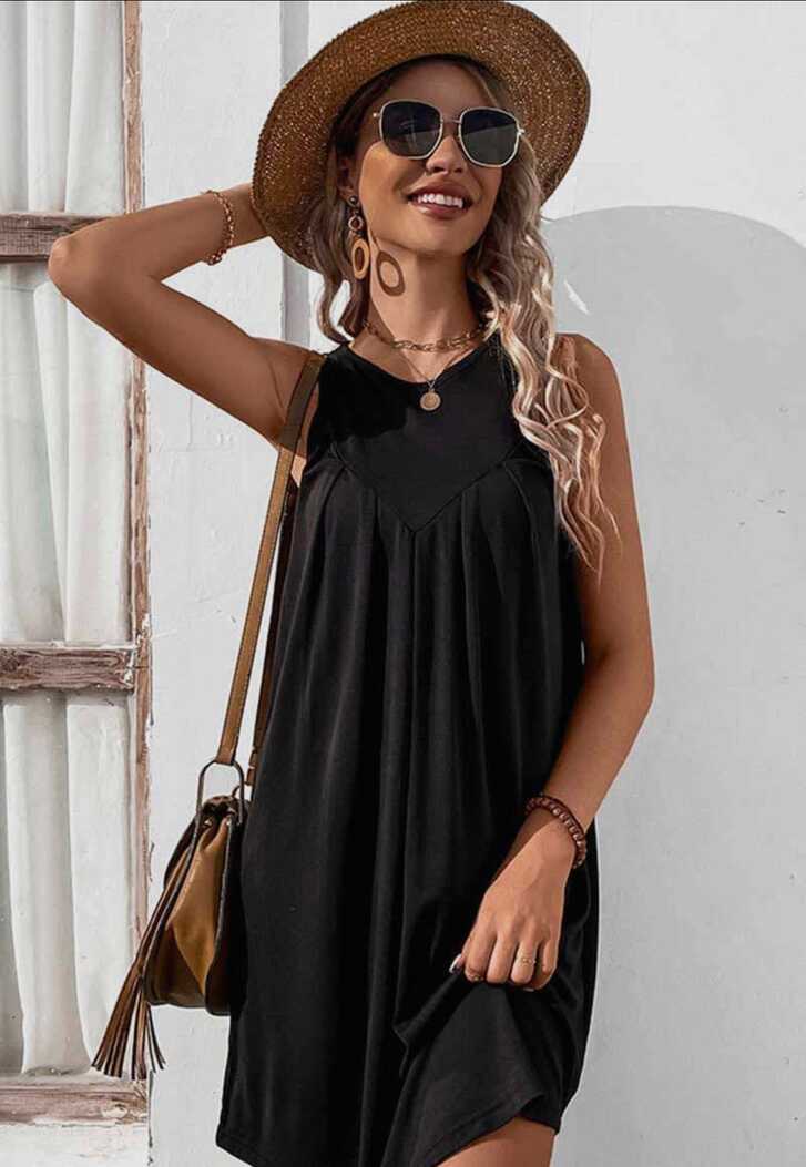 CASUAL SLEEVELESS DRESS – The Hippie Fish