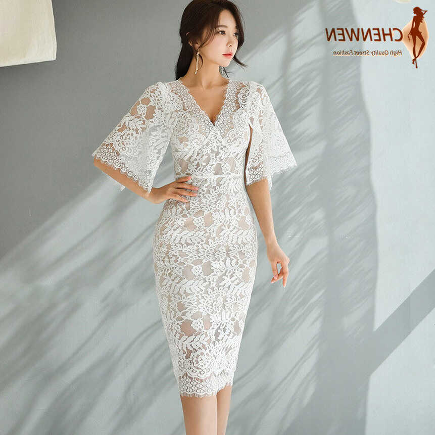 CHENWEN 2023 New Arrival Women Lace Dress Fashion Summer Party ...