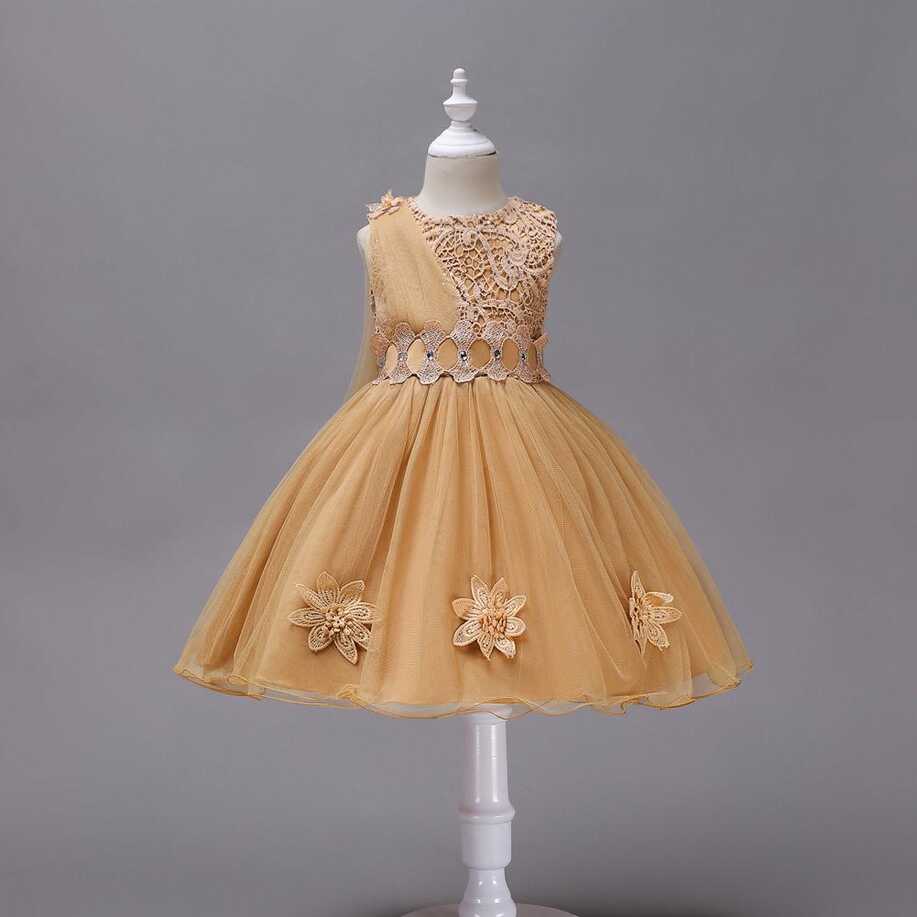 CHILDREN KIDS NEW DESIGNED SHOULDER BALL GOWN ...