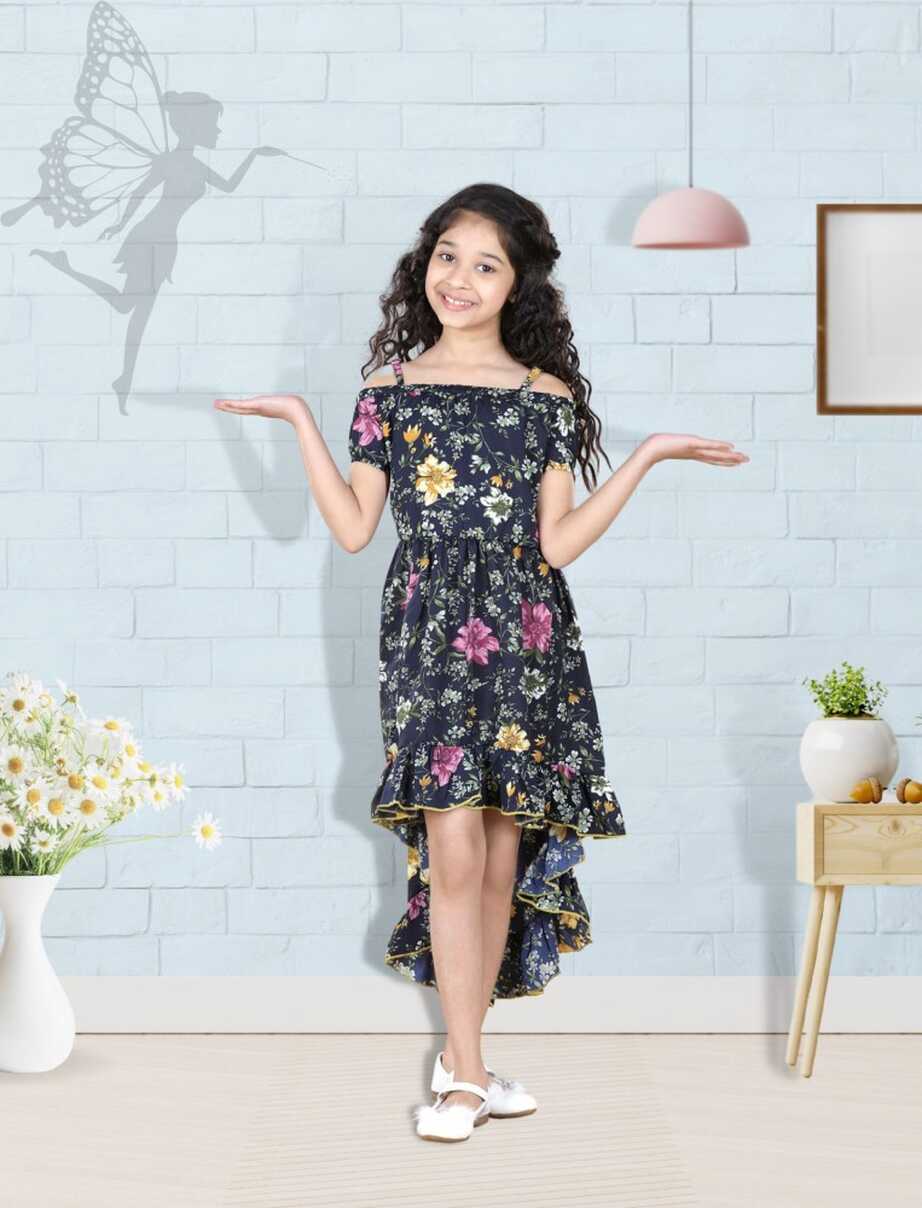 CUTIEKINS Girls Above Knee Casual Dress Price in India - Buy ...