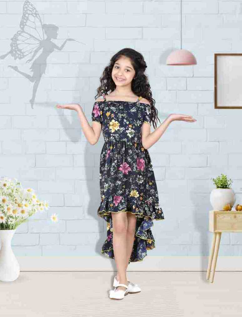 CUTIEKINS Girls Mini/Short Casual Dress Price in India - Buy ...