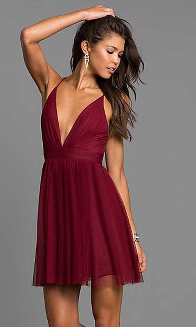 Casual Dresses, Short Daywear Dresses | Red dress short, Red ...