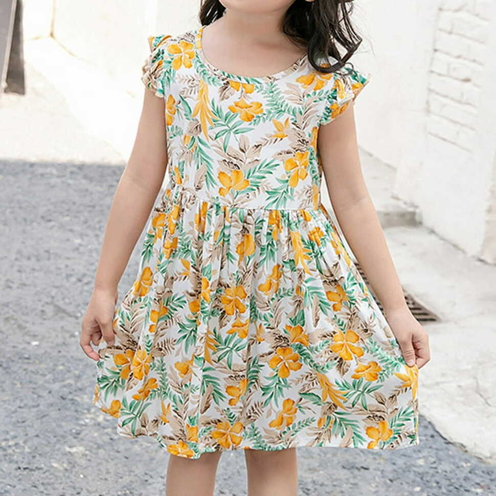 Casual Girls Dresses 12 Year Girls Dress Girls Kids Crew Neck ...