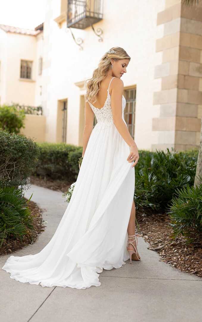 Casual Summer Wedding Dress with Side Split | Stella York Wedding ...