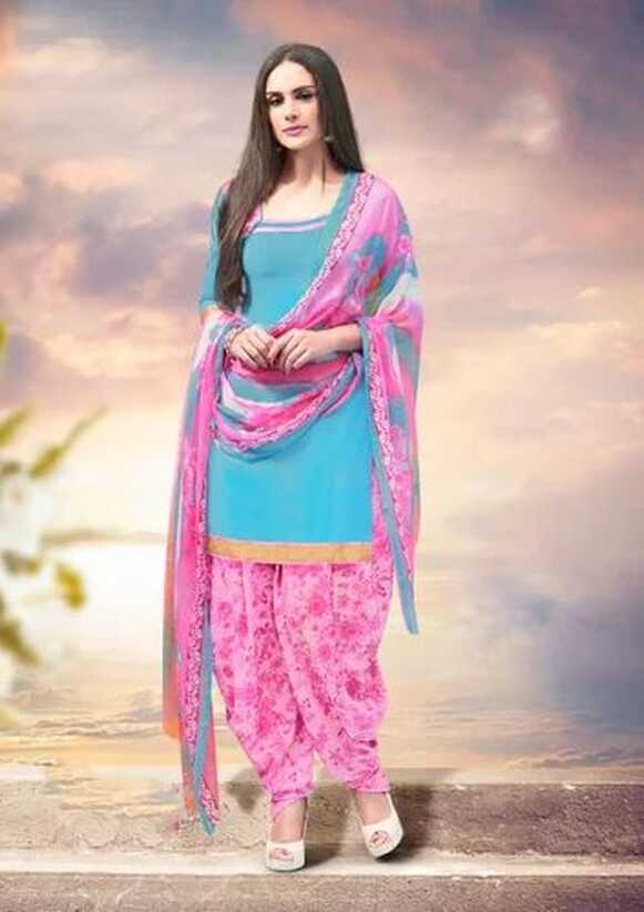 Casual Wear Plain Sunehri Patiala Suits at Rs 669 in Navsari | ID ...