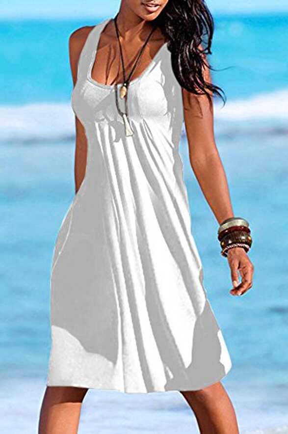 Casual White Beach Dresses - Flattering summer dresses for 2024