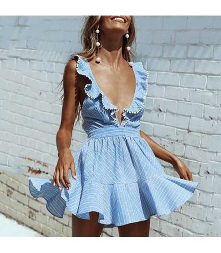 Casual light blue dress Size XS