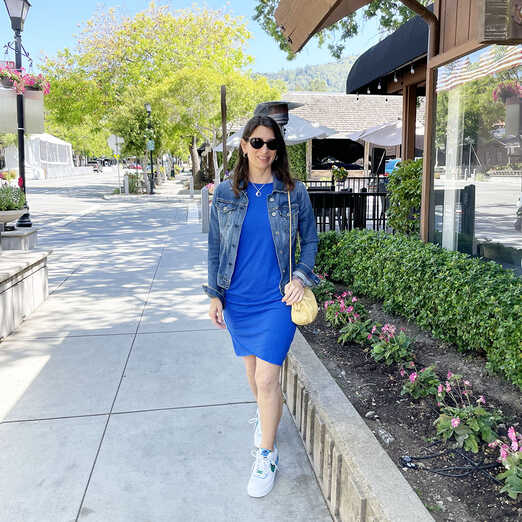 Casual summer dress and sneakers – Bay Area Fashionista