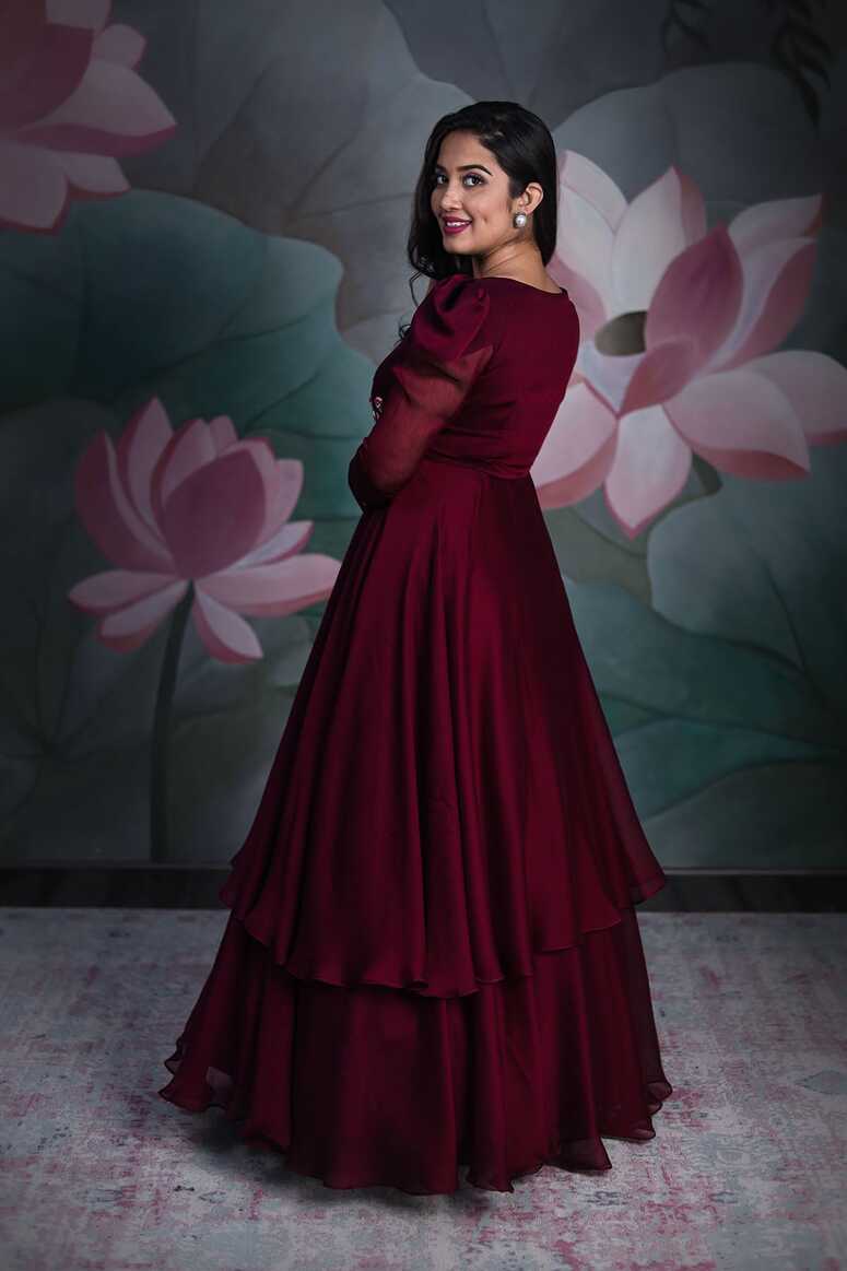 Chaheli Party Wear Gown | Traditional Party Wear Long Dress