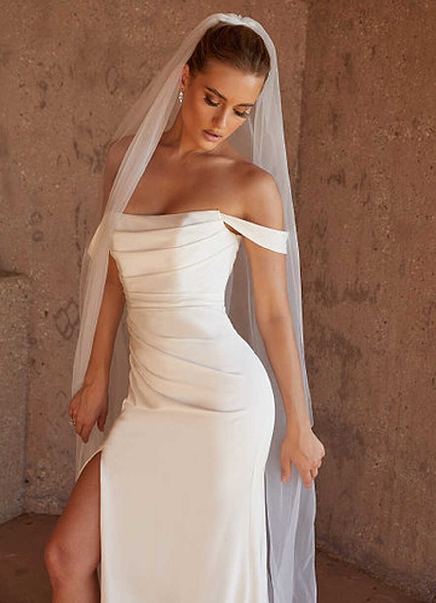 Chapel Train Wedding Dress | Chapel Train Bridal Gowns - Azazie