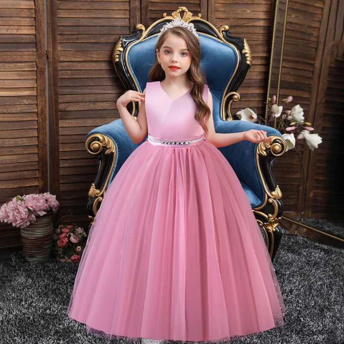 Cheap Cute Dress for Children Girl Flower Gown for Girls ...