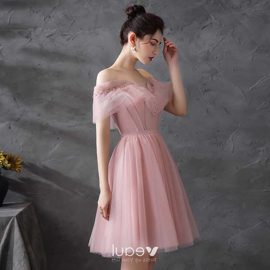 Chic / Beautiful Blushing Pink Homecoming Cocktail Dresses ...