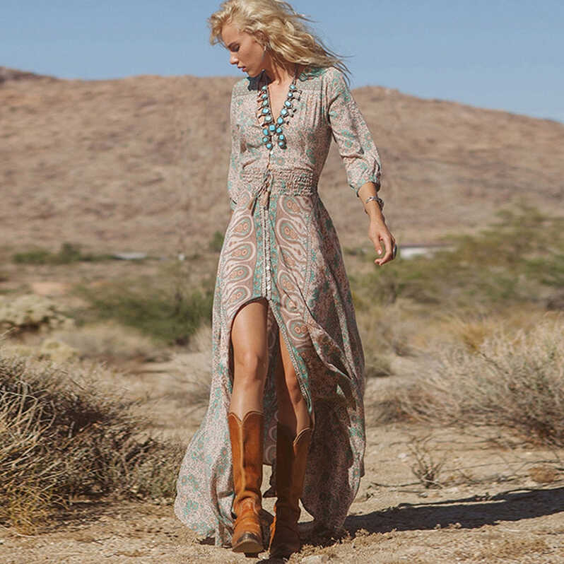 Chiffon Gypsy Maxi Dress | The Maverick Life