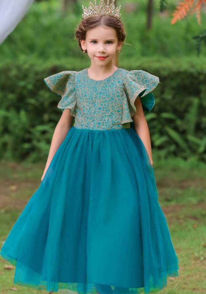 Children&#39;s princess dress tutu skirt girl piano festival costume ...