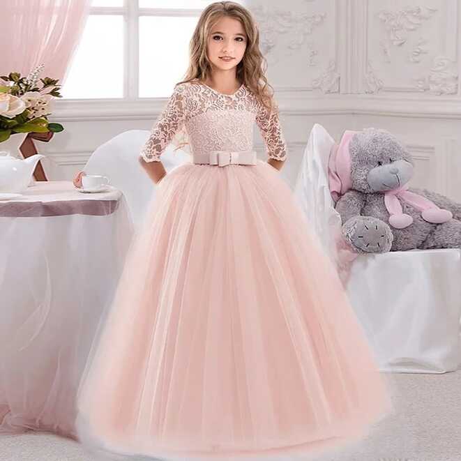 Children Princess Girls Party Wear Kids Christmas Dress Girl&#39;s ...