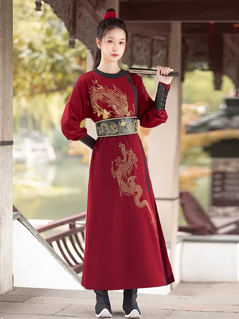 Chinese Traditional Clothing Male Female Tang Dynasty Hanfu ...