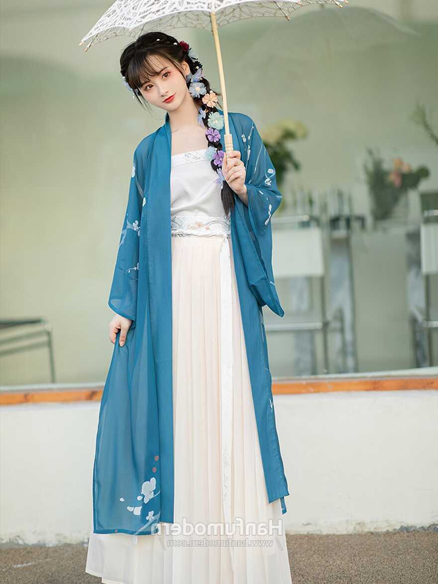 Chinese Traditional Costume Modern Hanfu Women Summer Dress ...