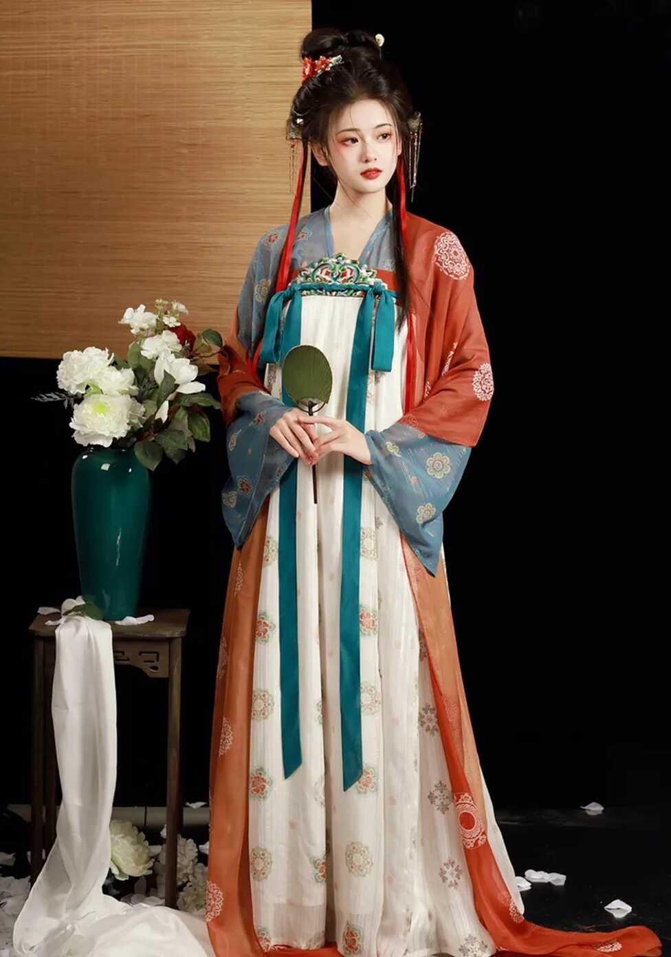 Chinese Traditional Dress Tang Dynasty Dunhuang Hanfu - Fashion Hanfu