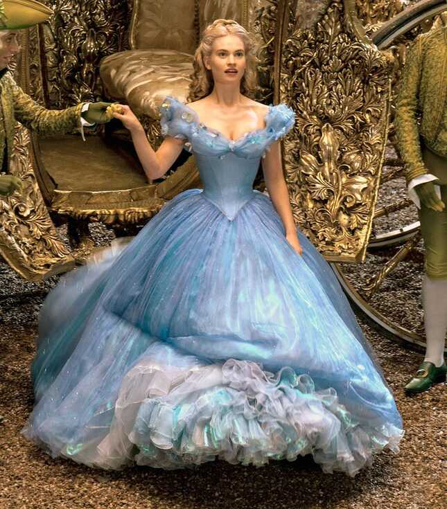 Cinderella&#39;s Dresses for Lily James: Details from the Costume Designer