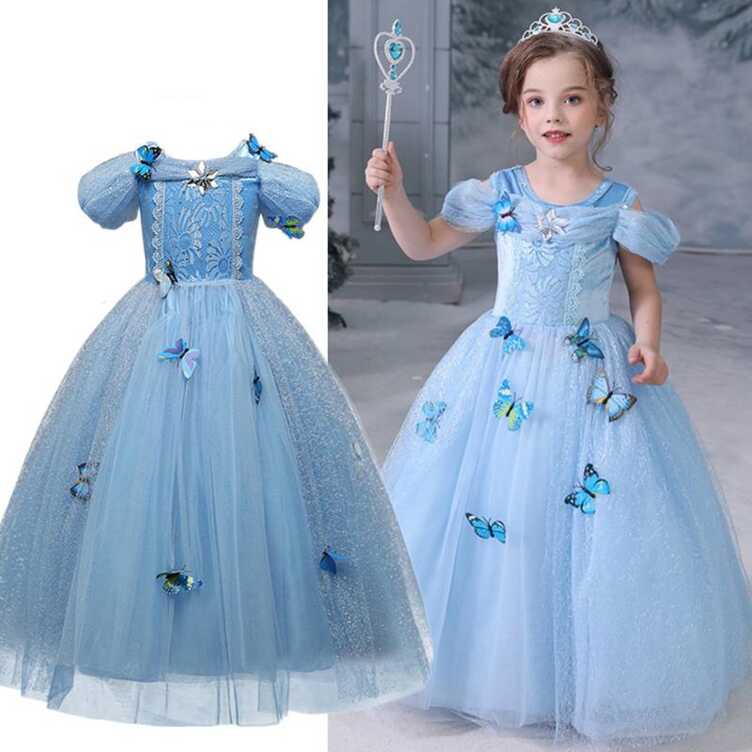 Cinderella Dresses for Girls Toddler Princess Costume Party ...