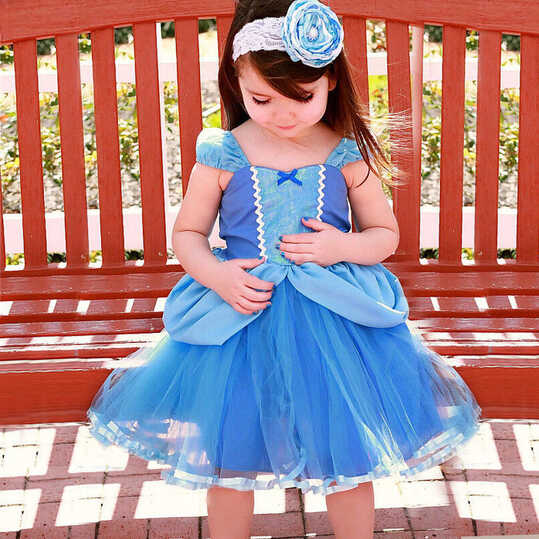 Cinderella Toddler Baby Girl Princess Tutu Dress Cosplay Party ...