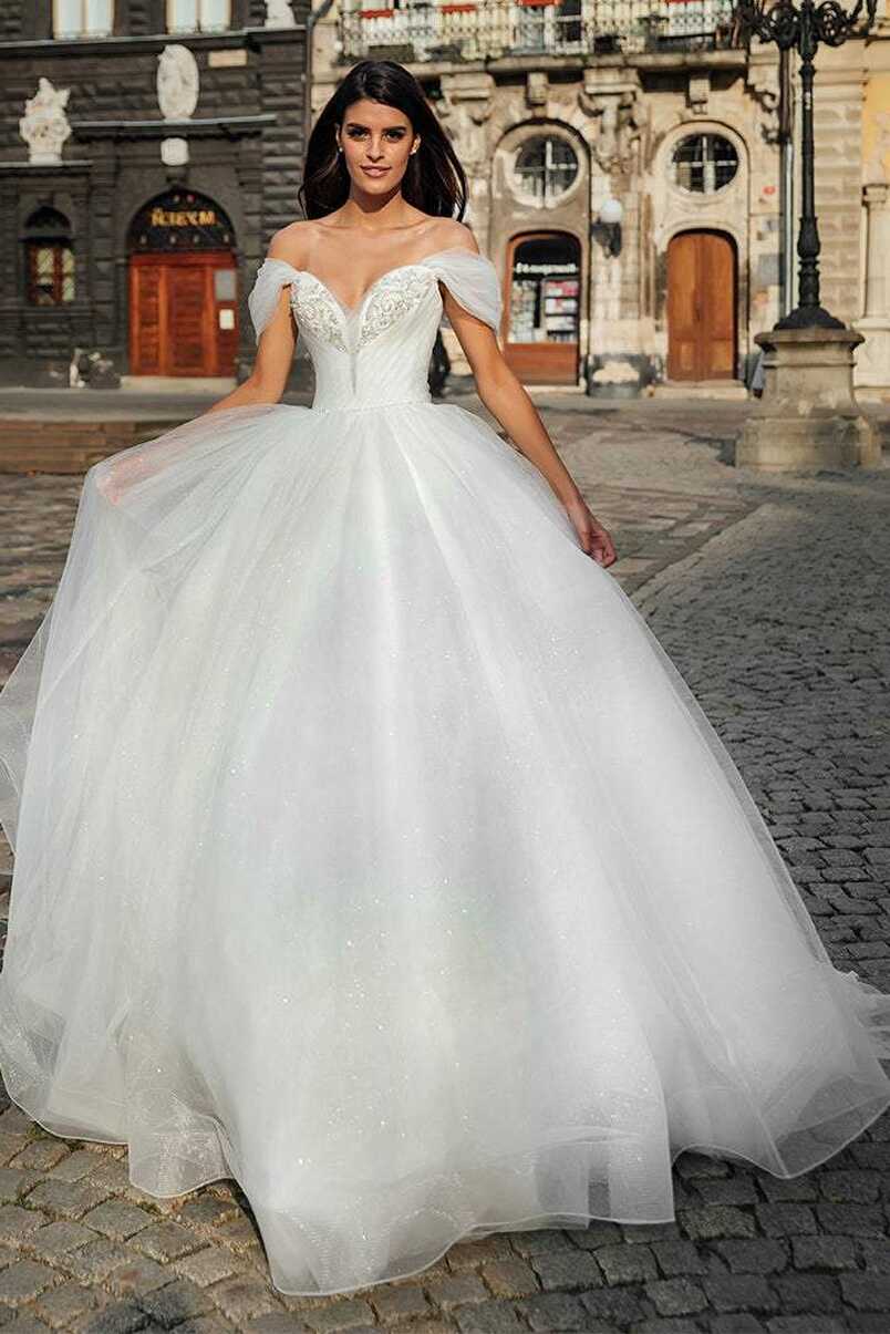 Cinderella White Wedding Dress | Wedding Gowns – D&amp;D Clothing