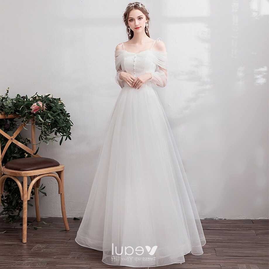 Classic Elegant White Evening Dresses 2019 A-Line / Princess Lace ...