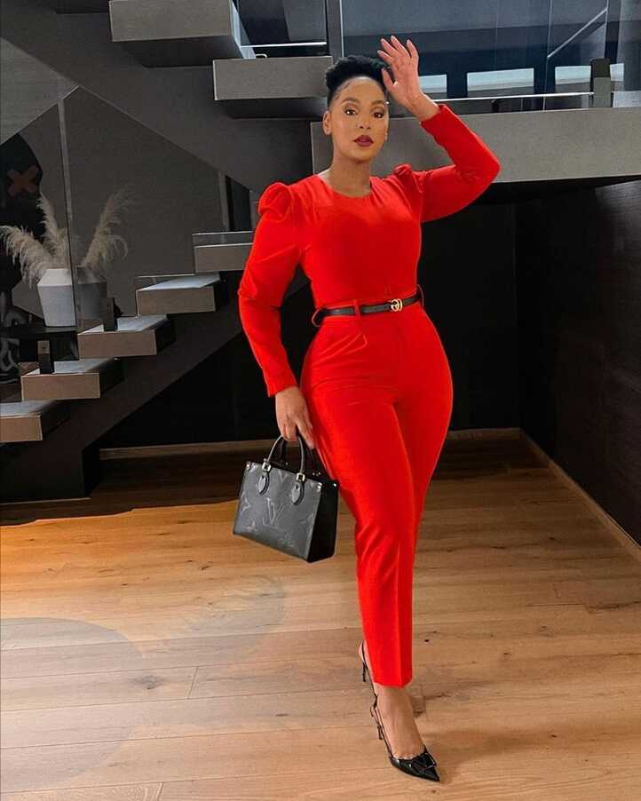 Classy Red Outfit Black Woman