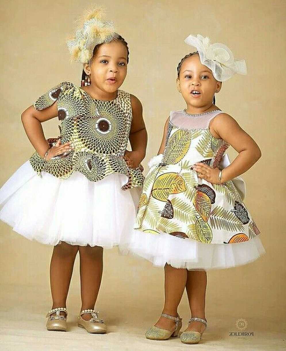 Clipkulture | Ankara Tulle Dresses For Kids