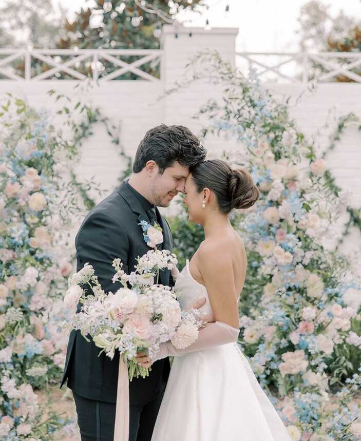 Color Theory for Weddings: Impact of Pink, White, &amp; Blue Flowers