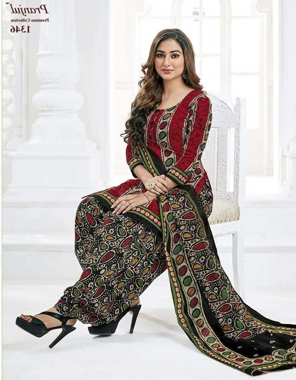 Cotton Casual Daily Wear Salwar Kameez (Printed/Plain) Loose ...