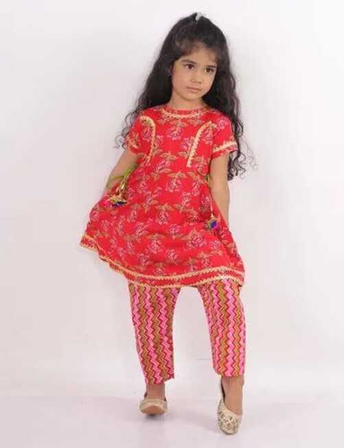 Cotton Festive Kids Kurtis Girls Kurti, 6 Months -10 Years at Rs ...