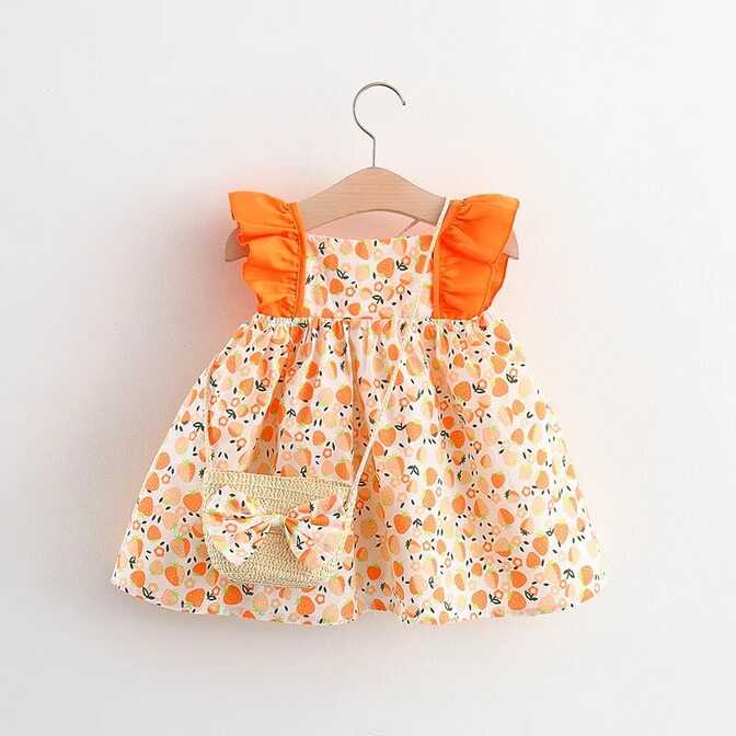 Cotton Mommy Toddler Dress For Girls Summer Baby Dress A-line ...