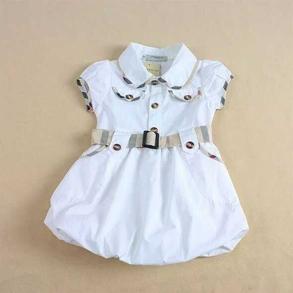 Cotton White Baby Girl Dress at Rs 110/piece in Navi Mumbai | ID ...