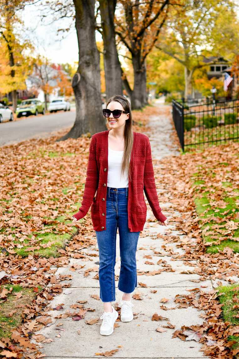 Currently: Little Red Cardigan | November 2021