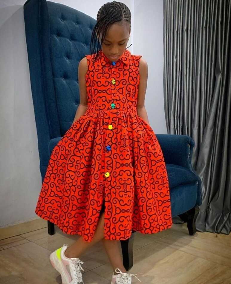 Cute Ankara Dress, African Baby Girl Dress, by justkiddiesclothing ...