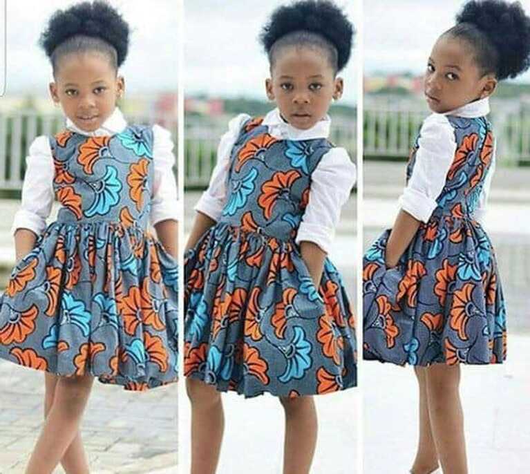 Cute Ankara Styles For Children And Babies (2019)