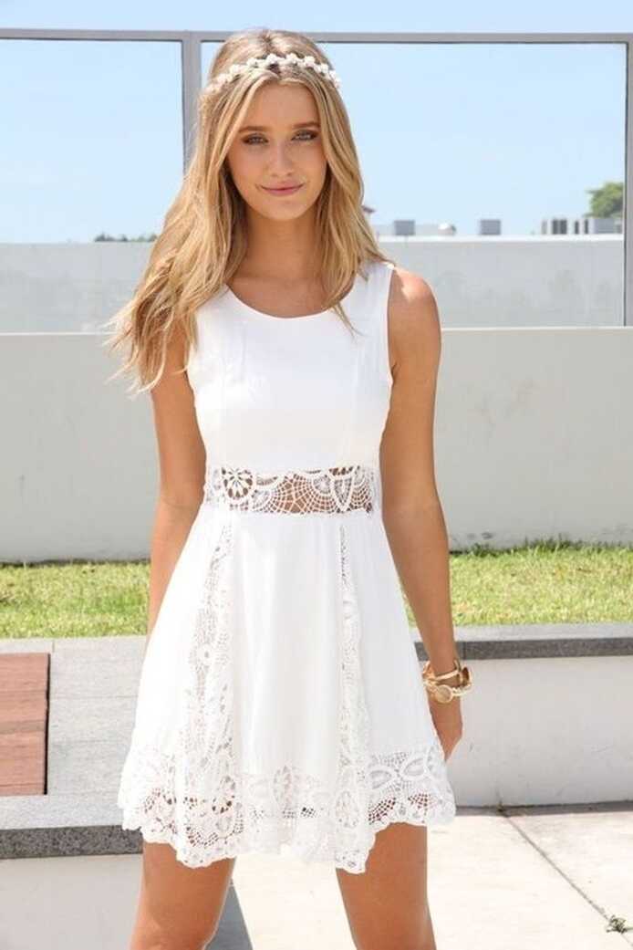 Cute White Summer Dress