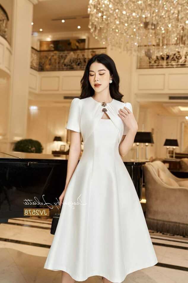 Cute and beautiful casual tea length dress and new style tea ...