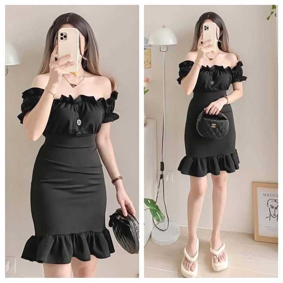 DBS BEA Korean Bodycon Dress Quality Stretch Crepe Fabric Free ...