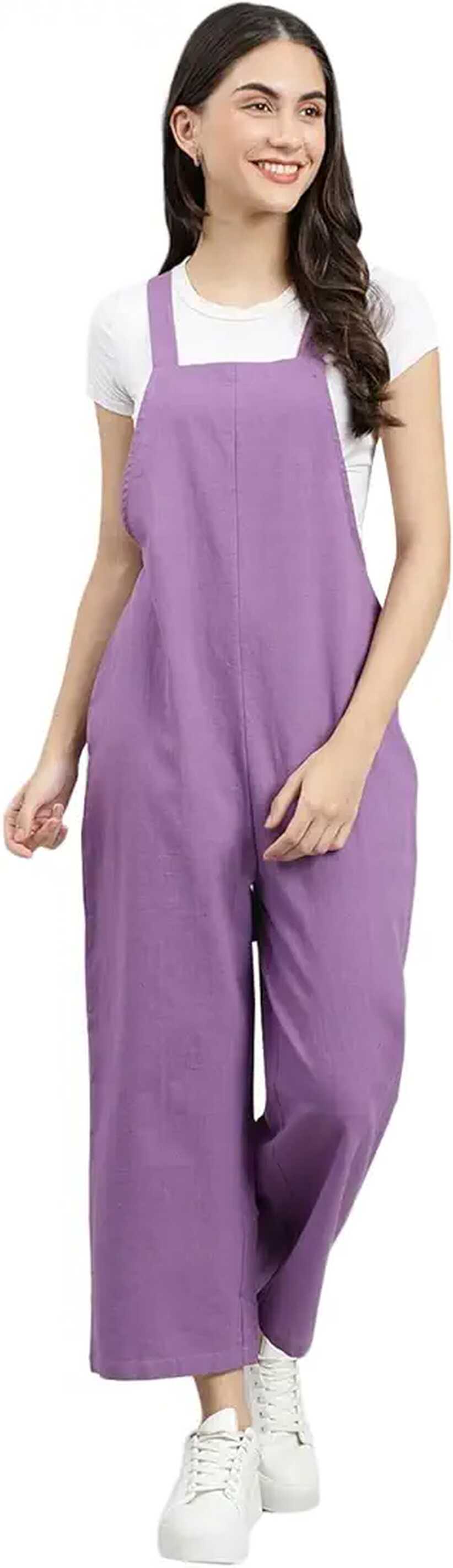 DEEBACO Women&#39;s Relaxed Fit Cotton|Jumpsuits for Women Stylish ...