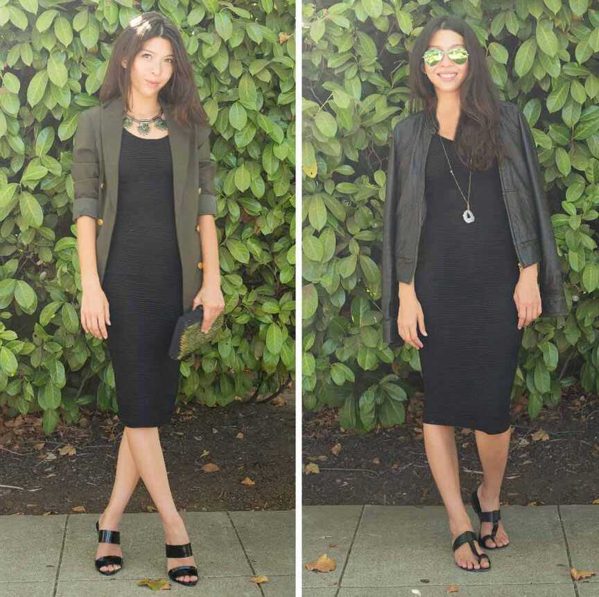 Day to Date: The Black Midi Dress | SoInTheKnow