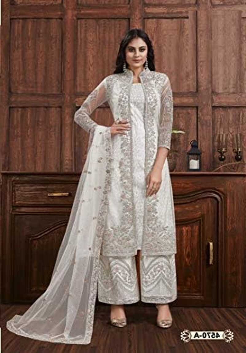 Delisa New Wedding Party wear Embroidered Koti Style Salwar Kameez ...