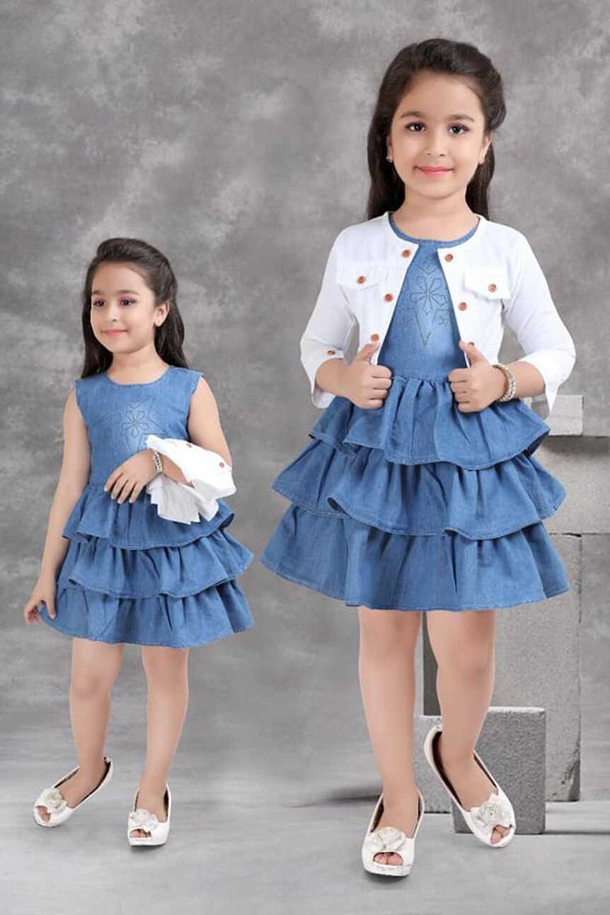 Denim Girl Dress – Millan Baby Shop