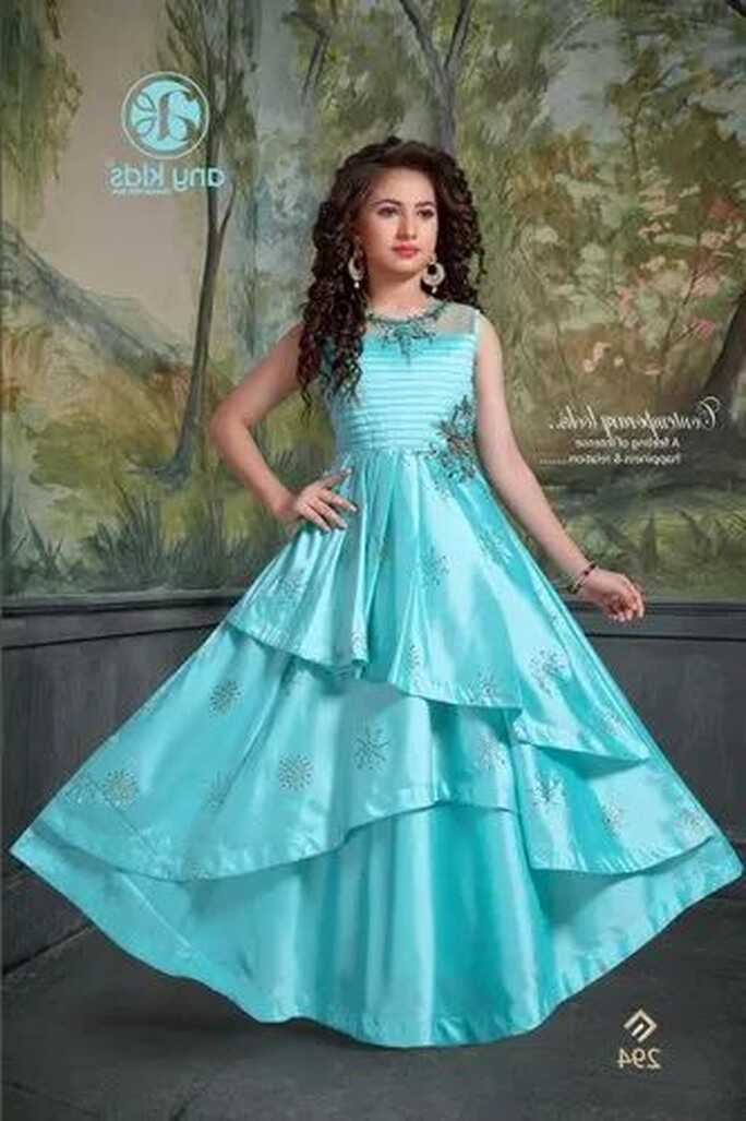 Designer Girls Gown at Rs 1199 | Kids Gown in Surat | ID: 20839060012